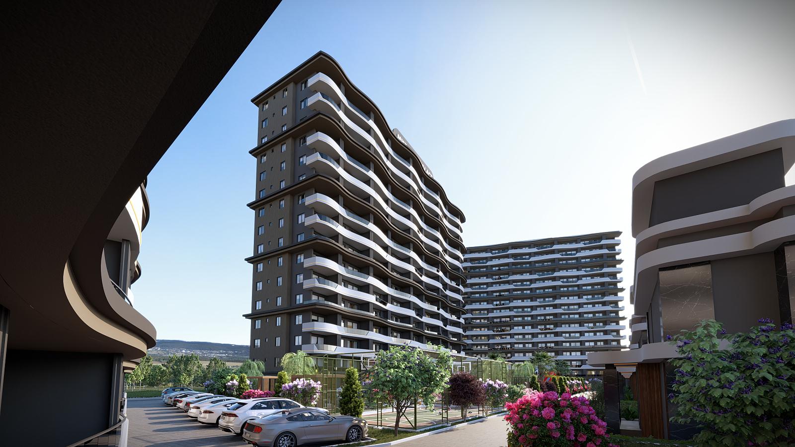Apartments in Ayaş, Erdemli (COV-00249) — photograph 1