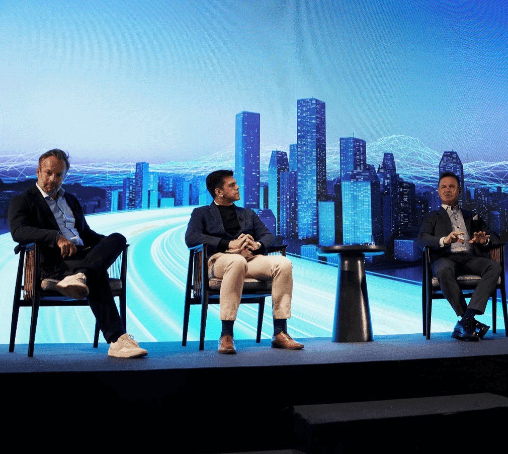 INTRIC founder Abhii Dabas on a technology panel at the LeadingRE Global Symposium in Prague